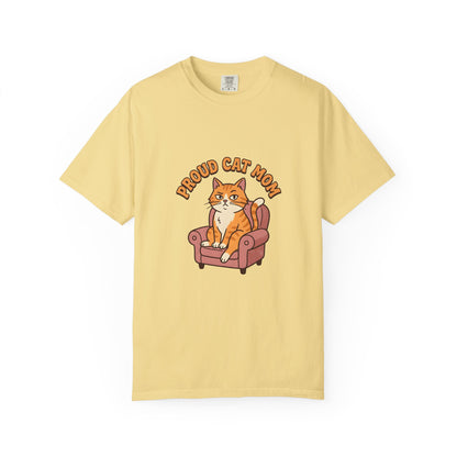 Proud Cat Mom Shirt, Funny Ginger Cat Tee, Cat Mom Gift, Orange Tabby Cat Lover Shirt, Cat Mom Birthday Gift, Cute Cat Graphic Tee