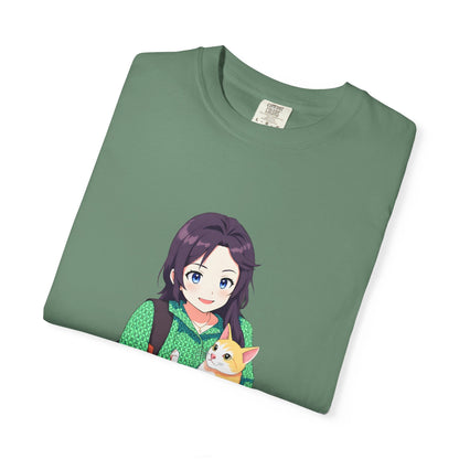 Forever Together Girl & Cat Graphic Tee | Cute Cat Lover T-Shirt