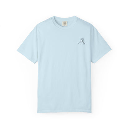 Cat Cuddle T-Shirt Illustrated Cat Hug Graphic Tee