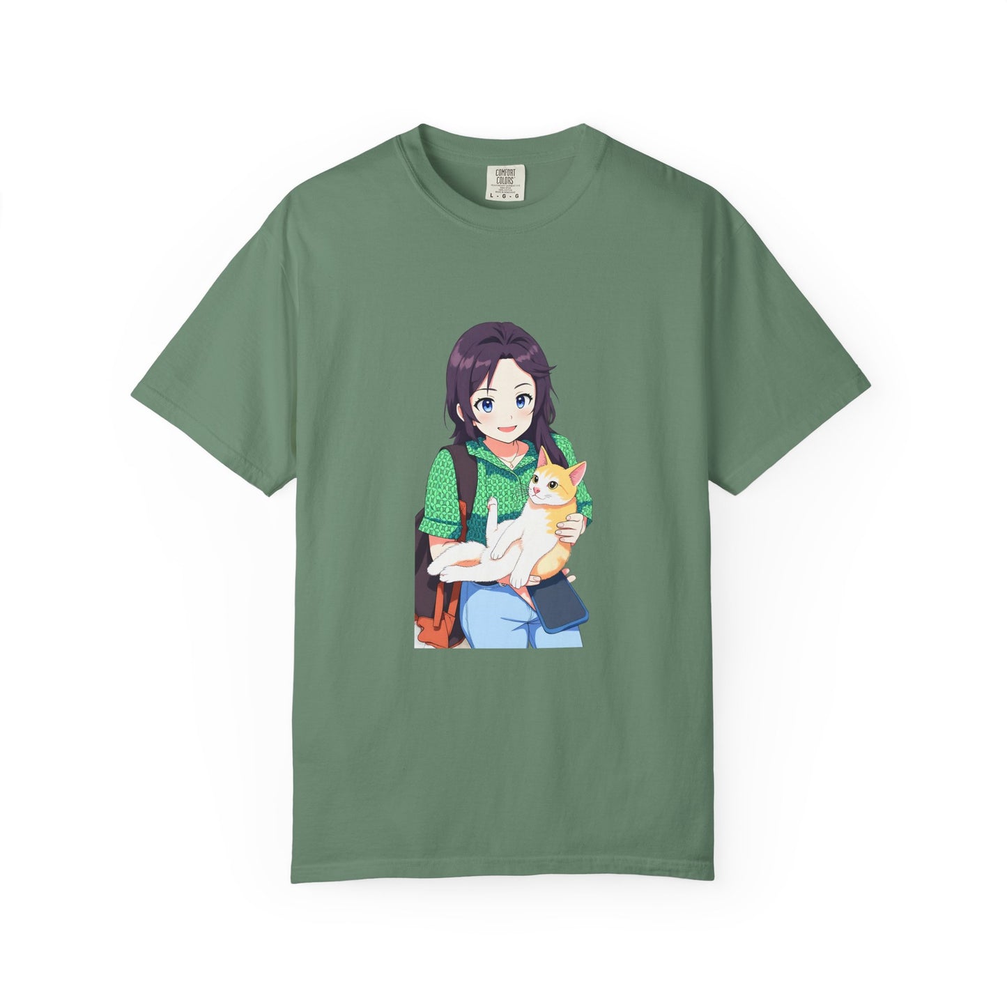 Forever Together Girl & Cat Graphic Tee | Cute Cat Lover T-Shirt