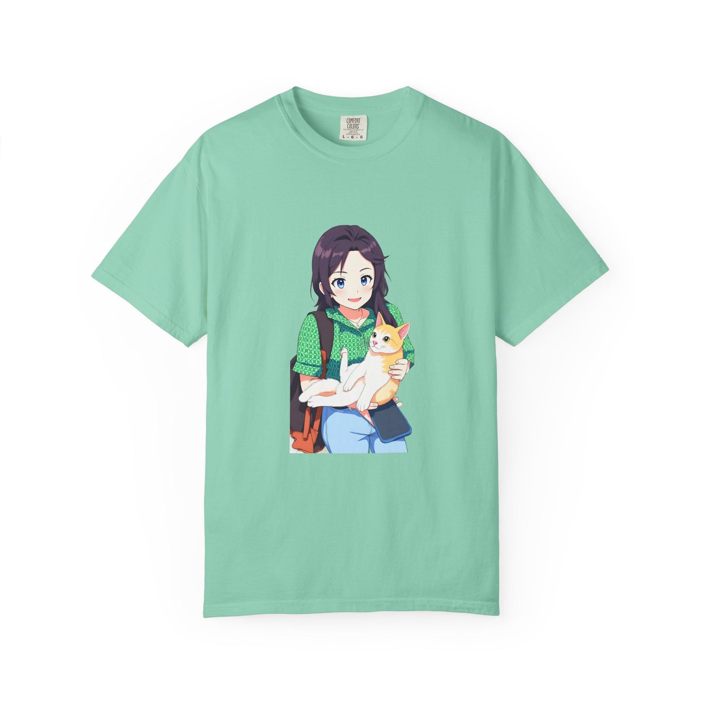 Forever Together Girl & Cat Graphic Tee | Cute Cat Lover T-Shirt