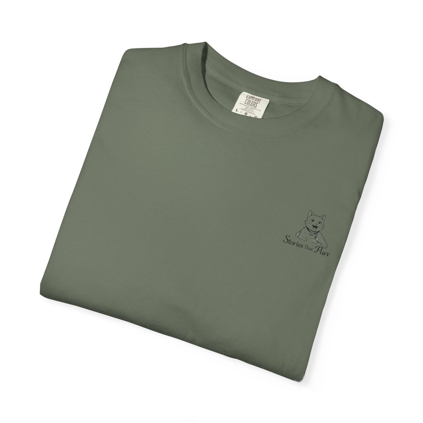 Cat Cuddle T-Shirt Illustrated Cat Hug Graphic Tee