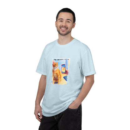 Stop, I Look Better in Real Life Funny Cat T-Shirt | Cat Lover Tee