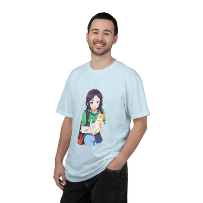 Forever Together Girl & Cat Graphic Tee | Cute Cat Lover T-Shirt