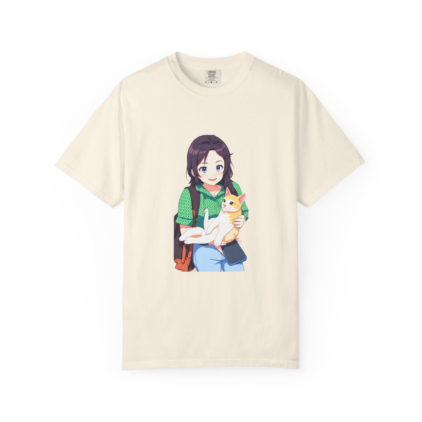 Forever Together Girl & Cat Graphic Tee | Cute Cat Lover T-Shirt