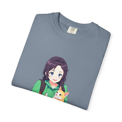 Forever Together Girl & Cat Graphic Tee | Cute Cat Lover T-Shirt