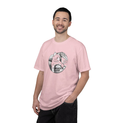 Believe in Spikes – Cat Volleyball Graphic Tee