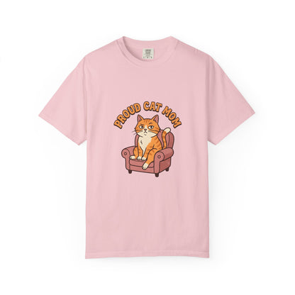 Proud Cat Mom Shirt, Funny Ginger Cat Tee, Cat Mom Gift, Orange Tabby Cat Lover Shirt, Cat Mom Birthday Gift, Cute Cat Graphic Tee