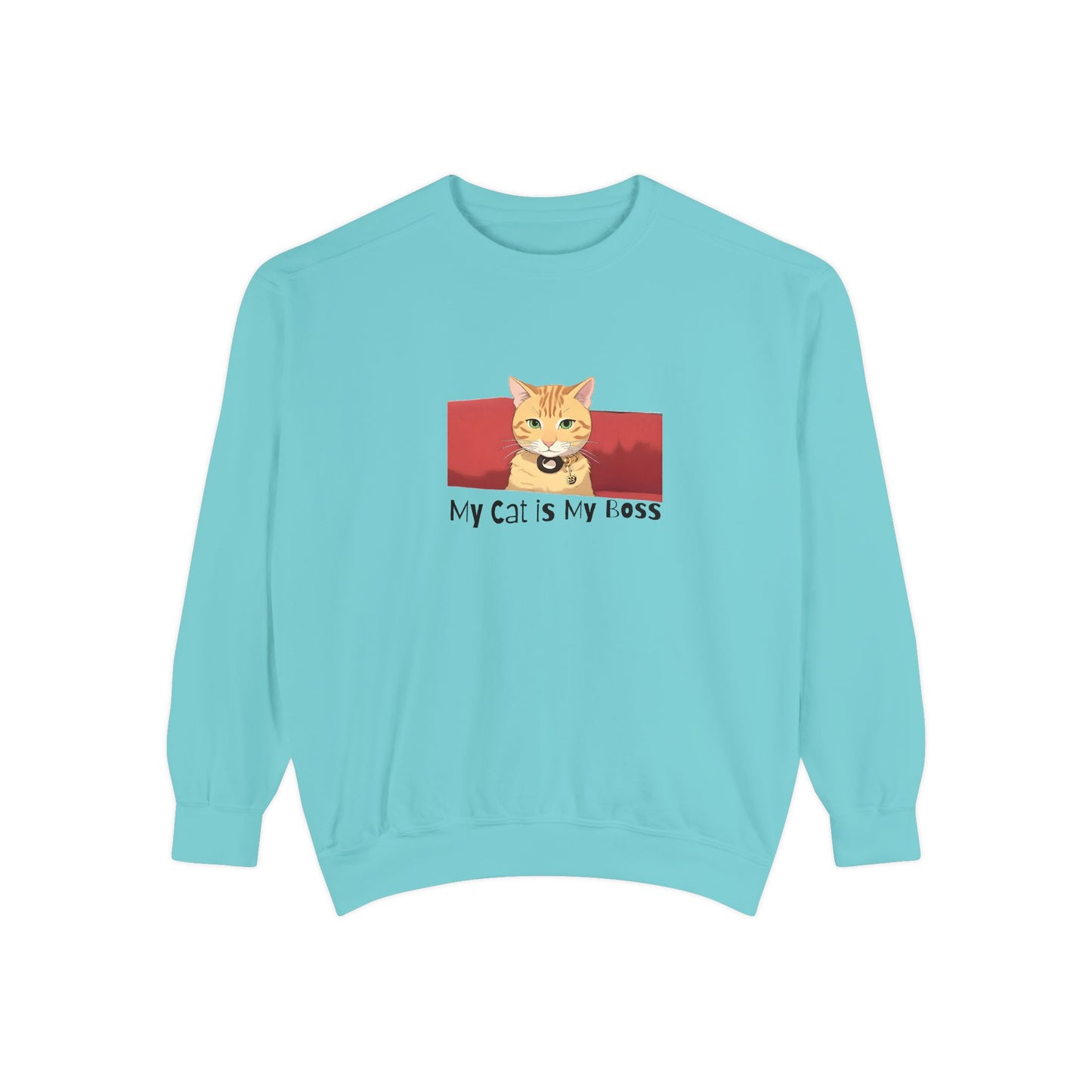 My Cat Is My Boss - Garment Dyed Cotton Blend