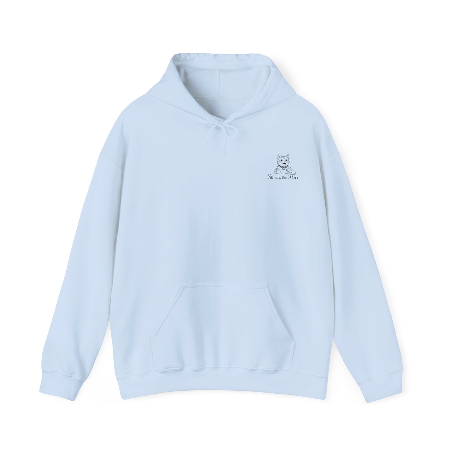 Cosy Cat Portrait Hoodie Sketch Cat Pullover | Cat Lover Gift | Unisex