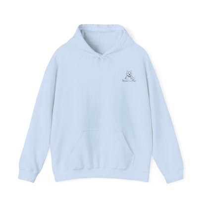 Cosy Cat Portrait Hoodie Sketch Cat Pullover | Cat Lover Gift | Unisex