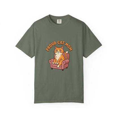 Proud Cat Mom Shirt, Funny Ginger Cat Tee, Cat Mom Gift, Orange Tabby Cat Lover Shirt, Cat Mom Birthday Gift, Cute Cat Graphic Tee