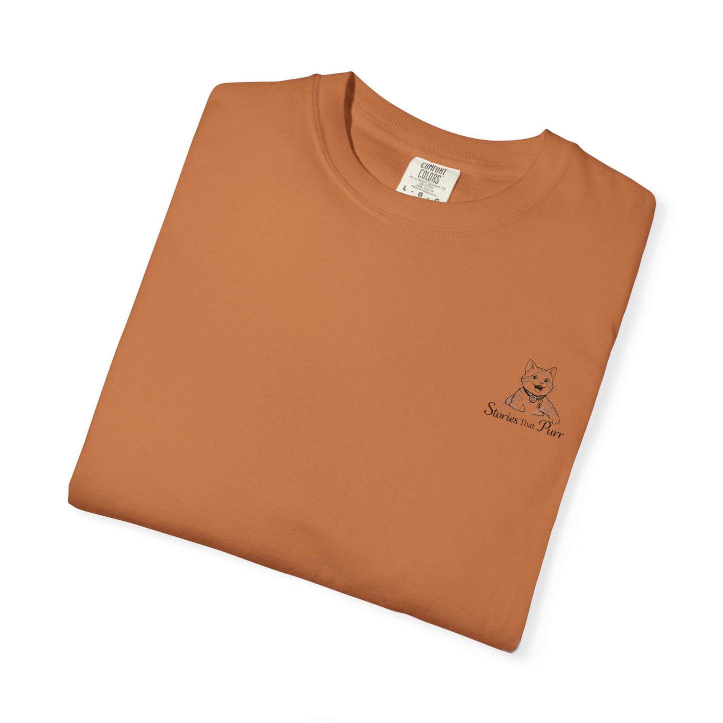 Cat Cuddle T-Shirt Illustrated Cat Hug Graphic Tee