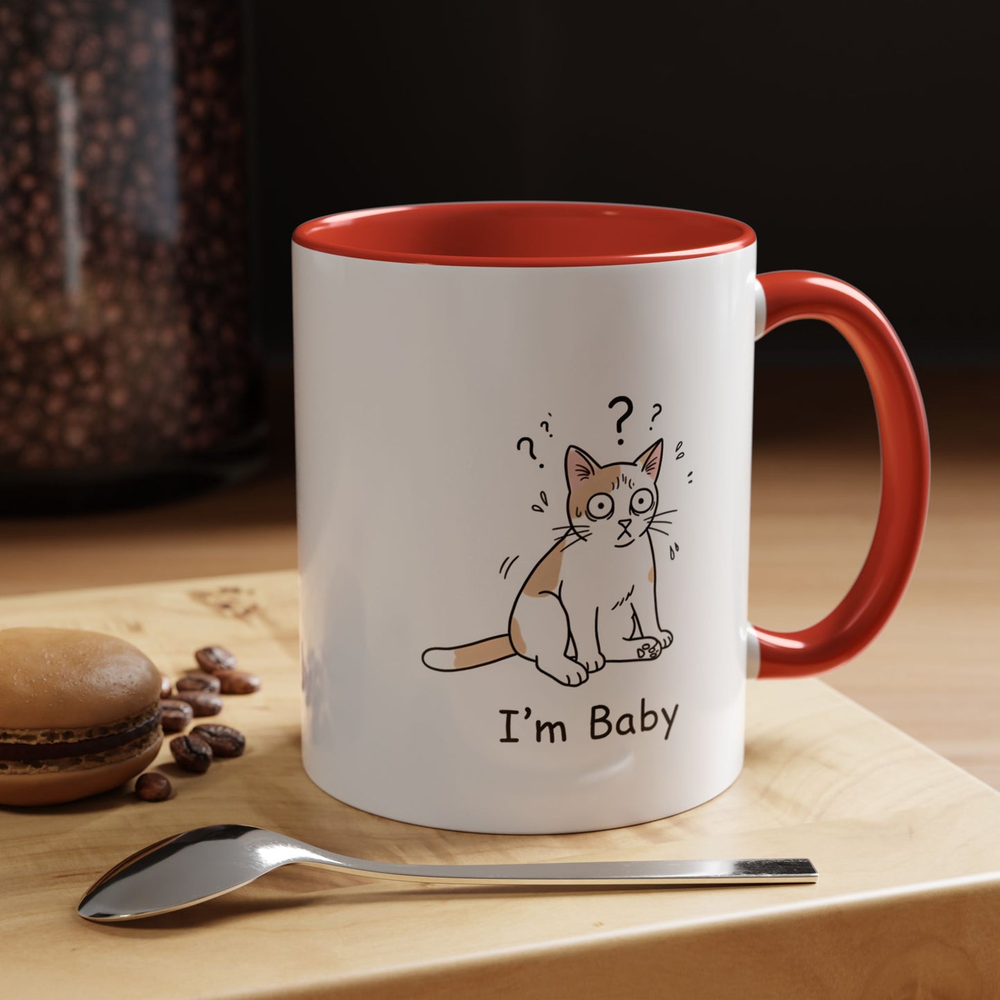 I'm Baby Cat Mug Funny Cat Coffee Mug | Cat Lover Gift