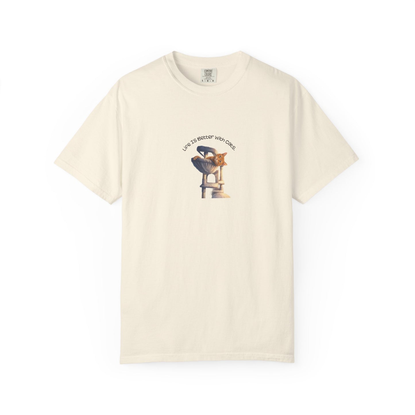 Life Is Better With Cats T-Shirt Cat Lover Graphic Tee