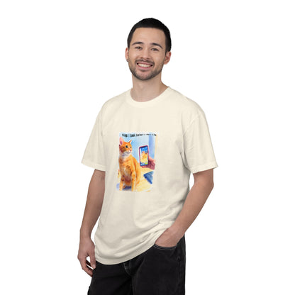 Stop, I Look Better in Real Life Funny Cat T-Shirt | Cat Lover Tee