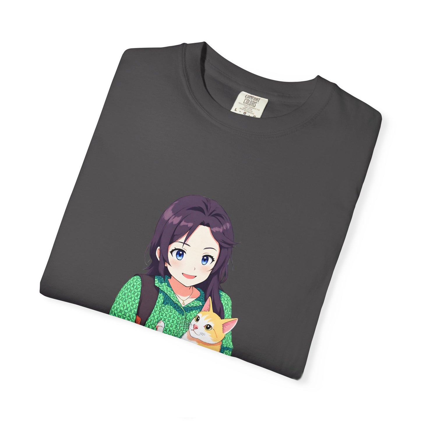 Forever Together Girl & Cat Graphic Tee | Cute Cat Lover T-Shirt