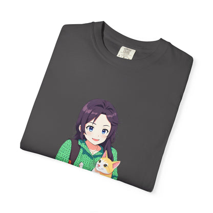 Forever Together Girl & Cat Graphic Tee | Cute Cat Lover T-Shirt