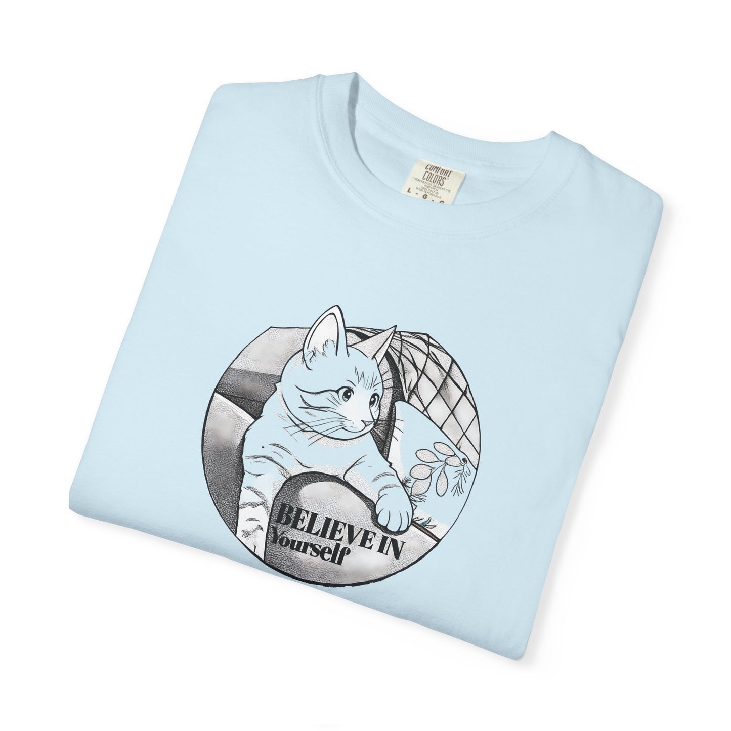 Believe in Spikes – Cat Volleyball Graphic Tee
