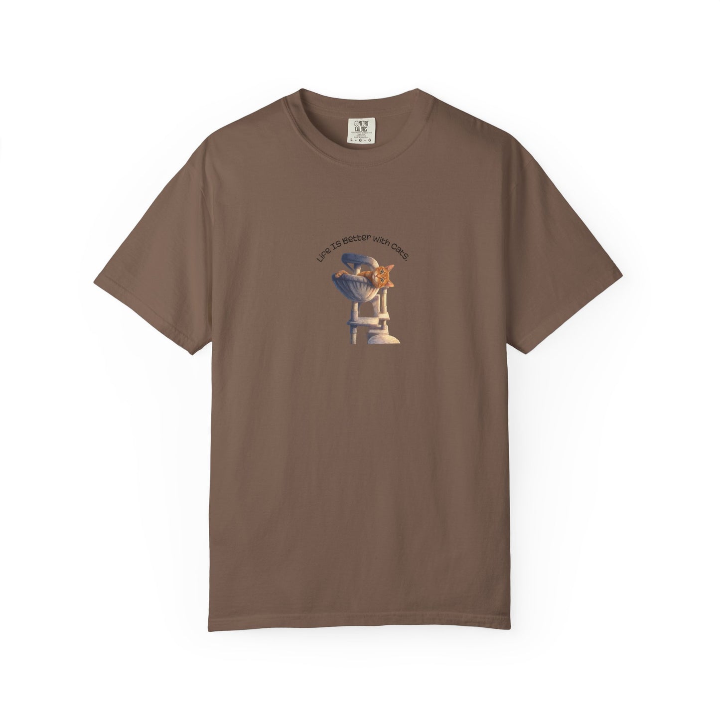Life Is Better With Cats T-Shirt Cat Lover Graphic Tee