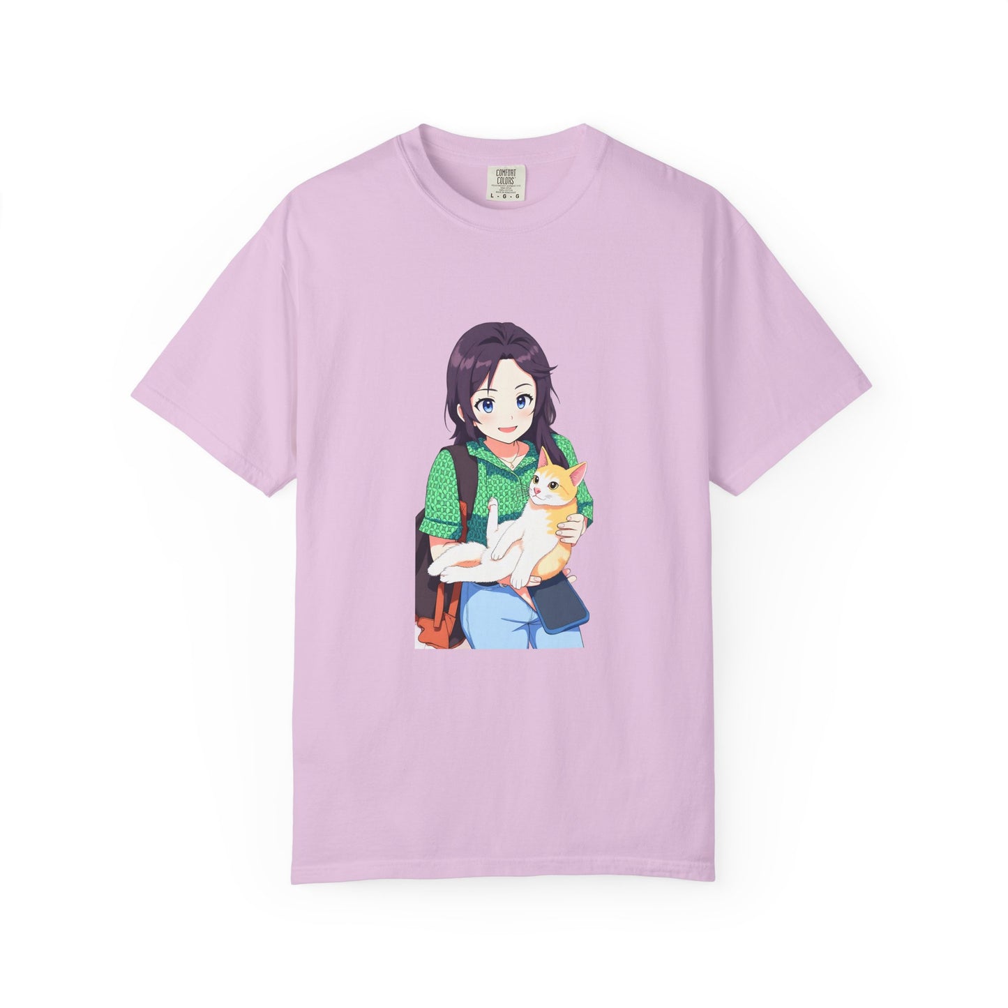 Forever Together Girl & Cat Graphic Tee | Cute Cat Lover T-Shirt