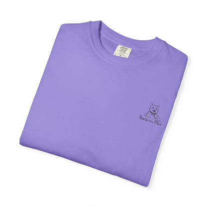 Cat Cuddle T-Shirt Illustrated Cat Hug Graphic Tee