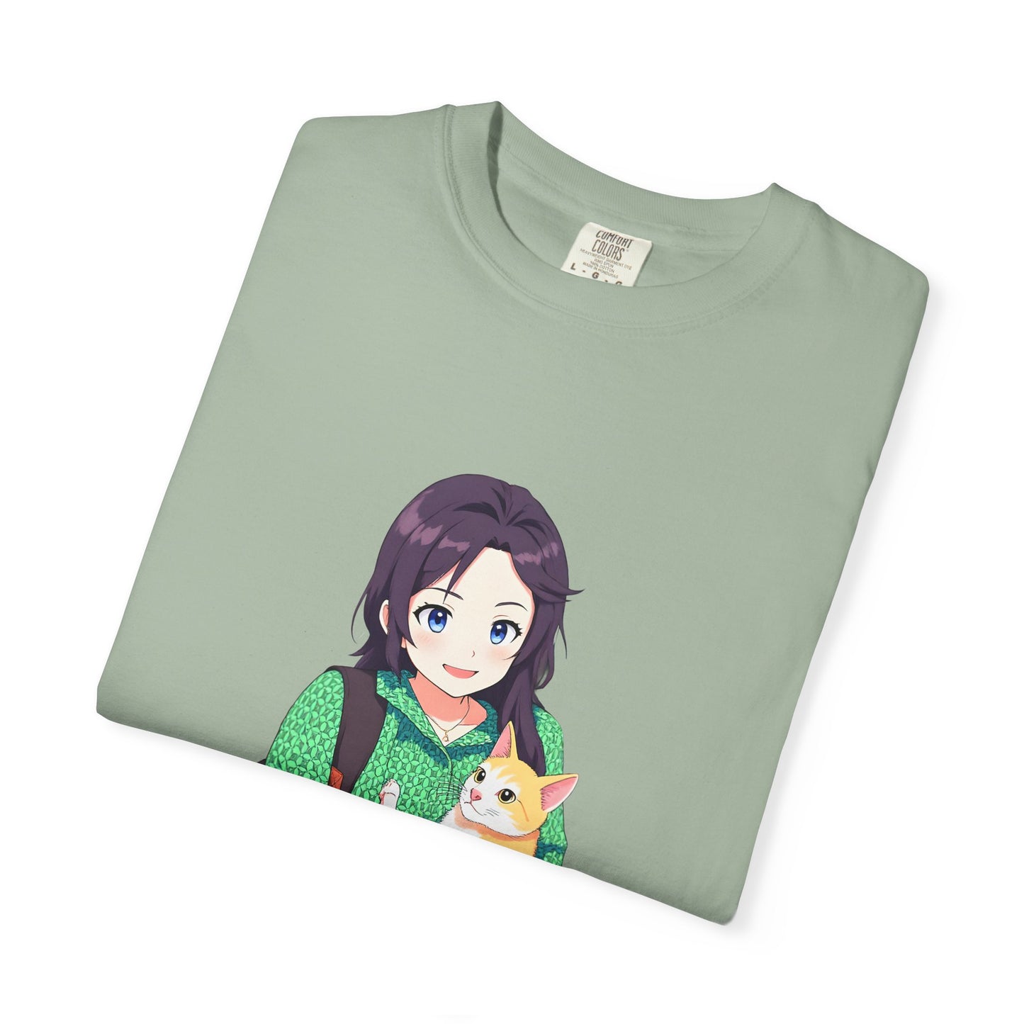 Forever Together Girl & Cat Graphic Tee | Cute Cat Lover T-Shirt