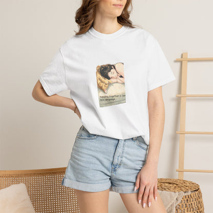 Vintage Graphic T-Shirt Happiness Together Retro Art Tee