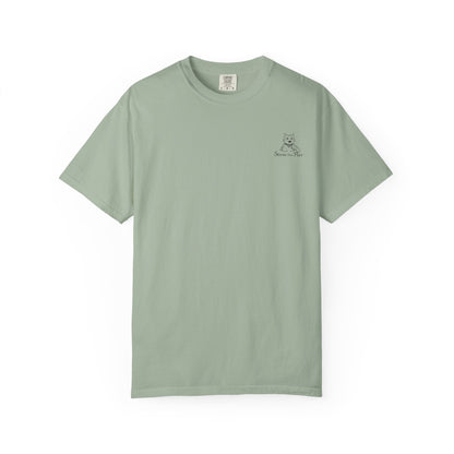 Cat Cuddle T-Shirt Illustrated Cat Hug Graphic Tee