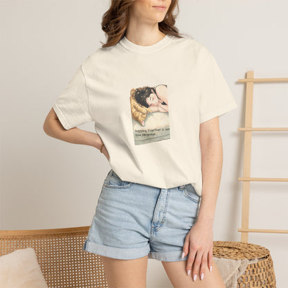 Vintage Graphic T-Shirt Happiness Together Retro Art Tee