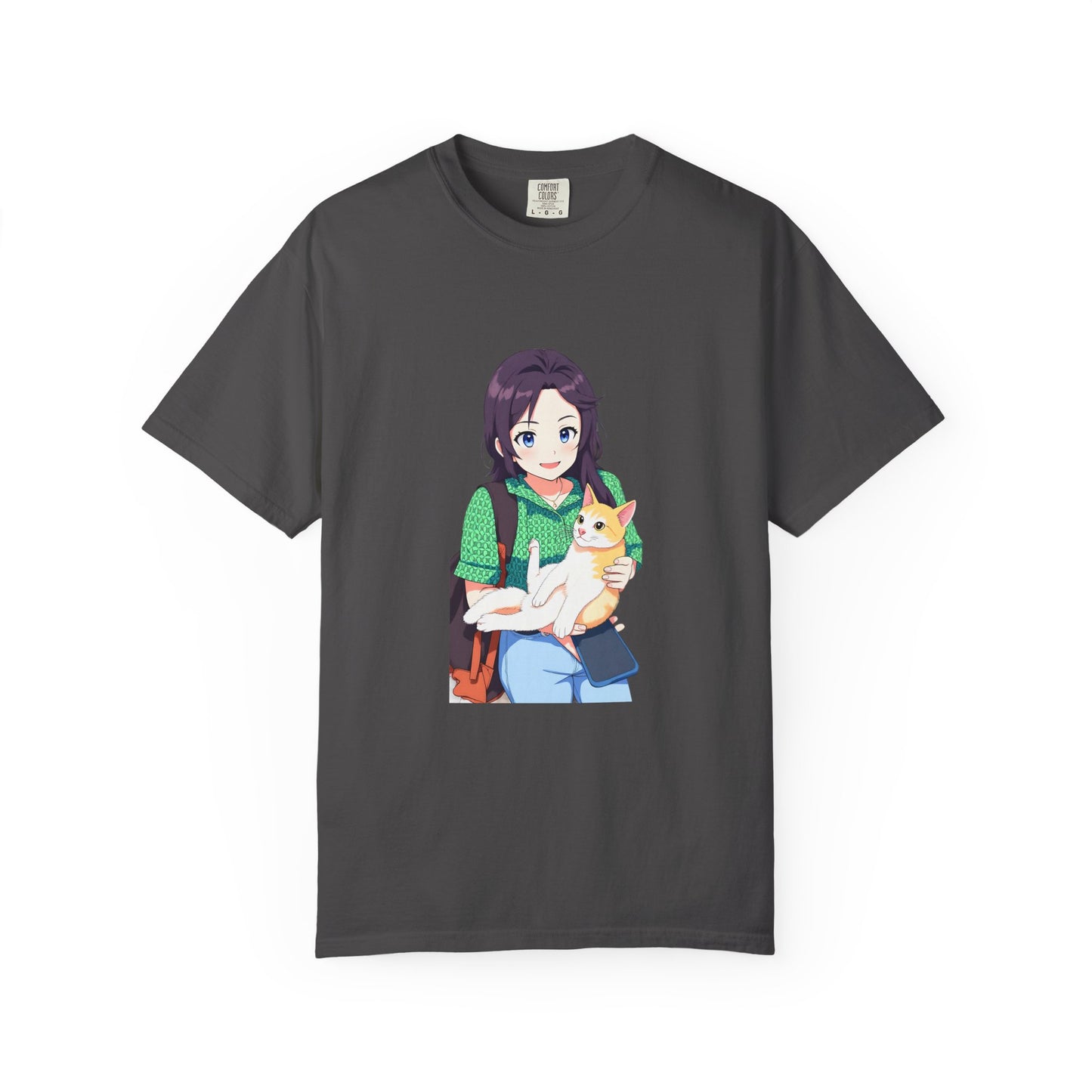 Forever Together Girl & Cat Graphic Tee | Cute Cat Lover T-Shirt