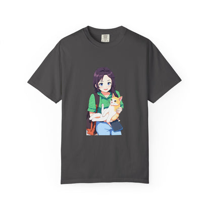 Forever Together Girl & Cat Graphic Tee | Cute Cat Lover T-Shirt