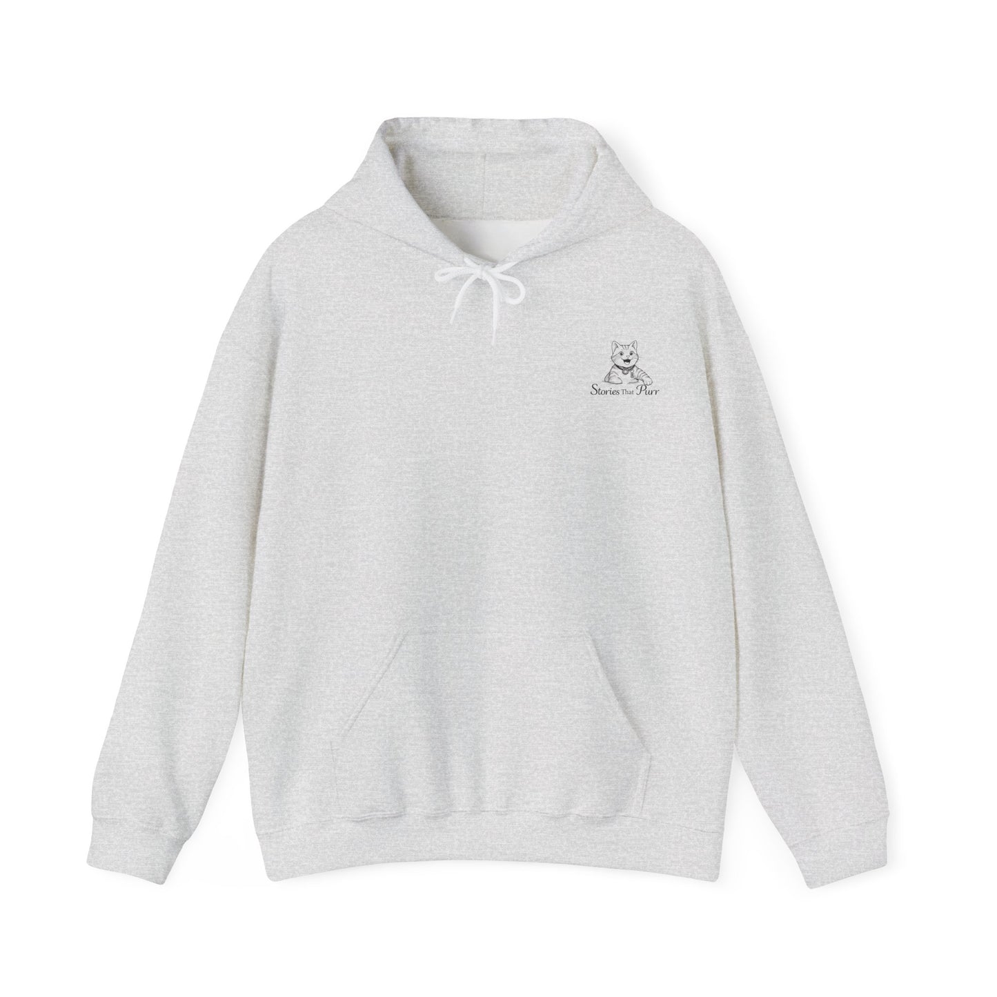 Cosy Cat Portrait Hoodie Sketch Cat Pullover | Cat Lover Gift | Unisex