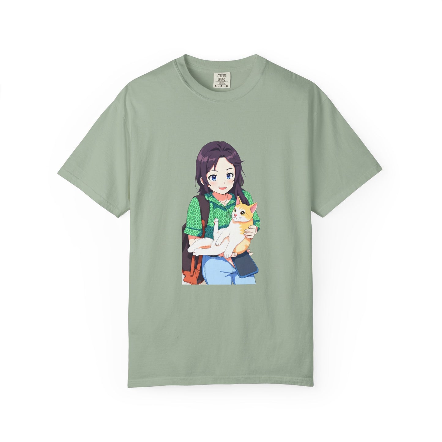 Forever Together Girl & Cat Graphic Tee | Cute Cat Lover T-Shirt