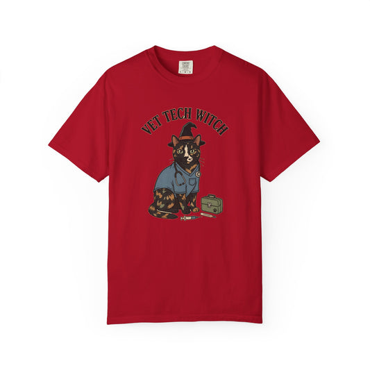 Vet Tech Witch Halloween Shirt, Funny Vet Tech Gift, Cat Vet Halloween, Veterinarian Witch Shirt, Vet Nurse Gift, Spooky Vet Tech Tee
