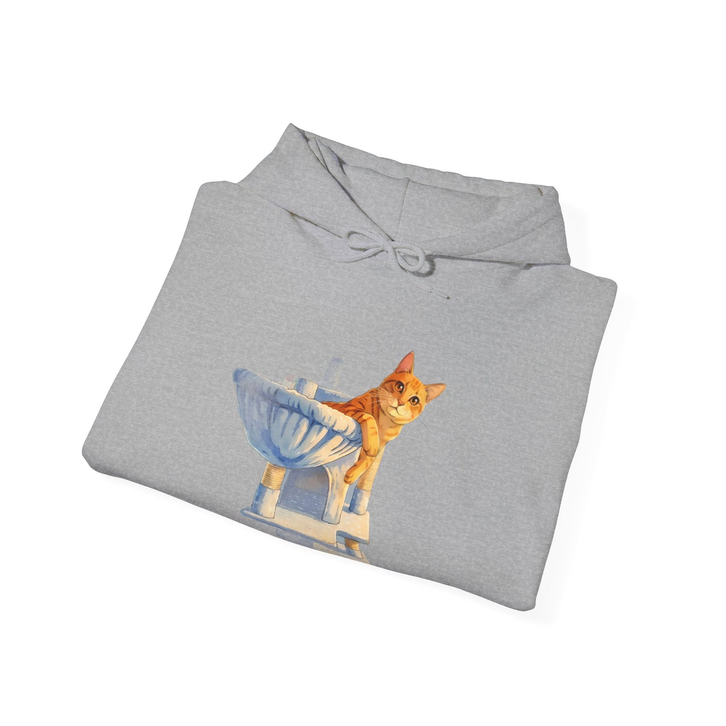 Cute Kitten in Sink Hoodie Whimsical Cat Pullover | Cat Lover Gift | Unisex