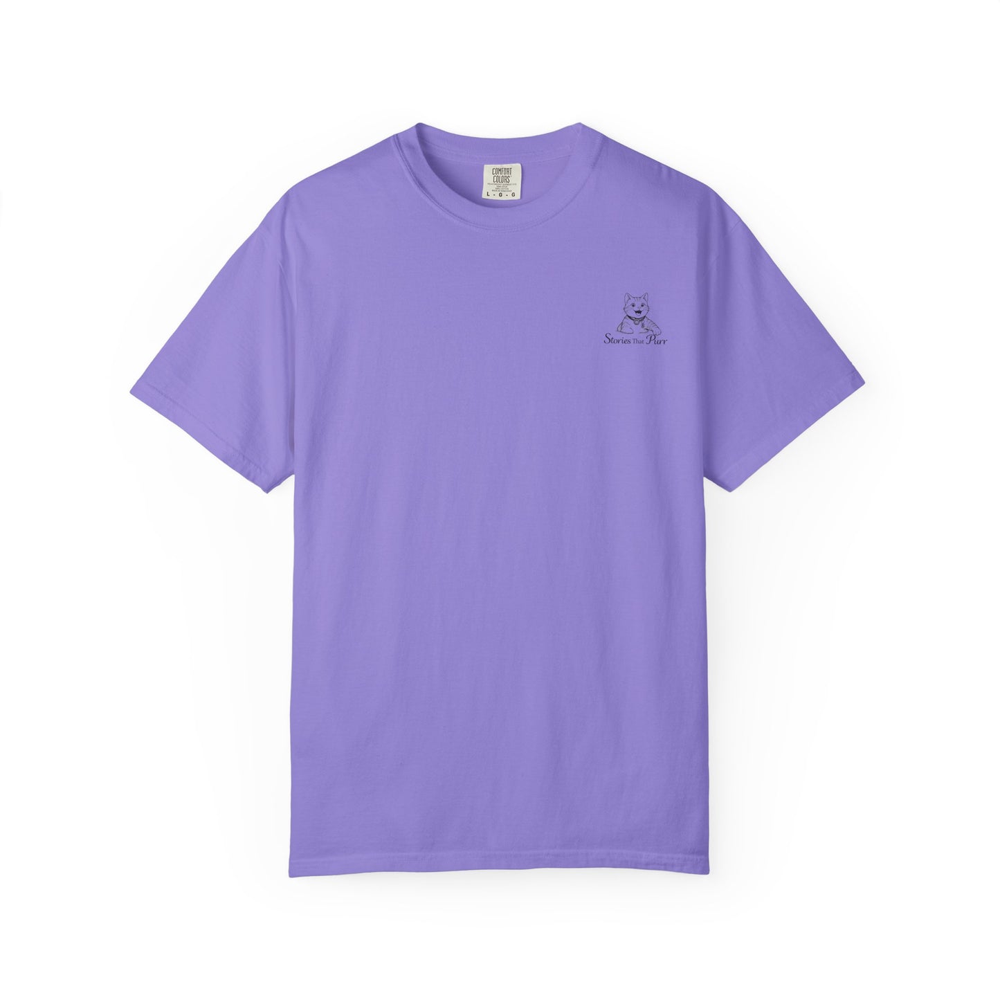Cat Cuddle T-Shirt Illustrated Cat Hug Graphic Tee